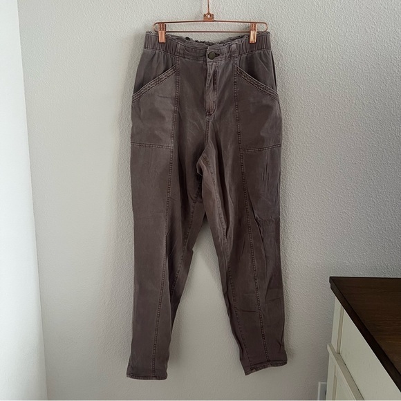 Old Navy HR Soft Utility "Paper Bag" Waist Elastic Waist Utility Pants Small - Picture 1 of 9